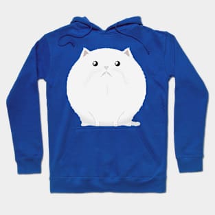 Sfurical round snowball cat Hoodie